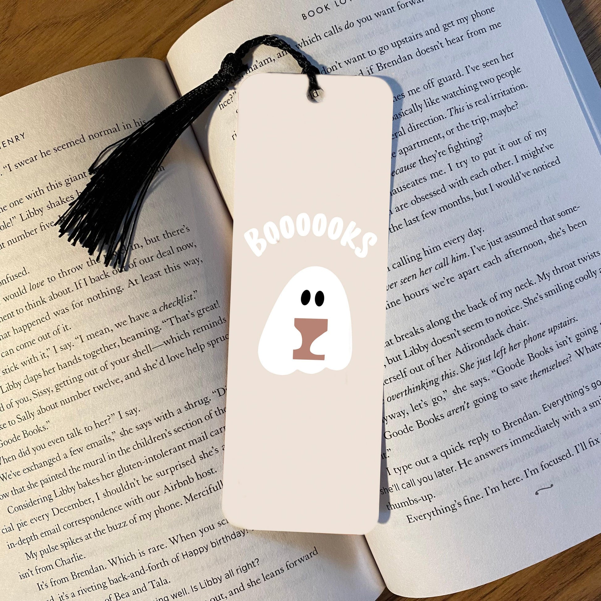 Cute Ghost Halloween Bookmark bookmark by Magic & Meaning