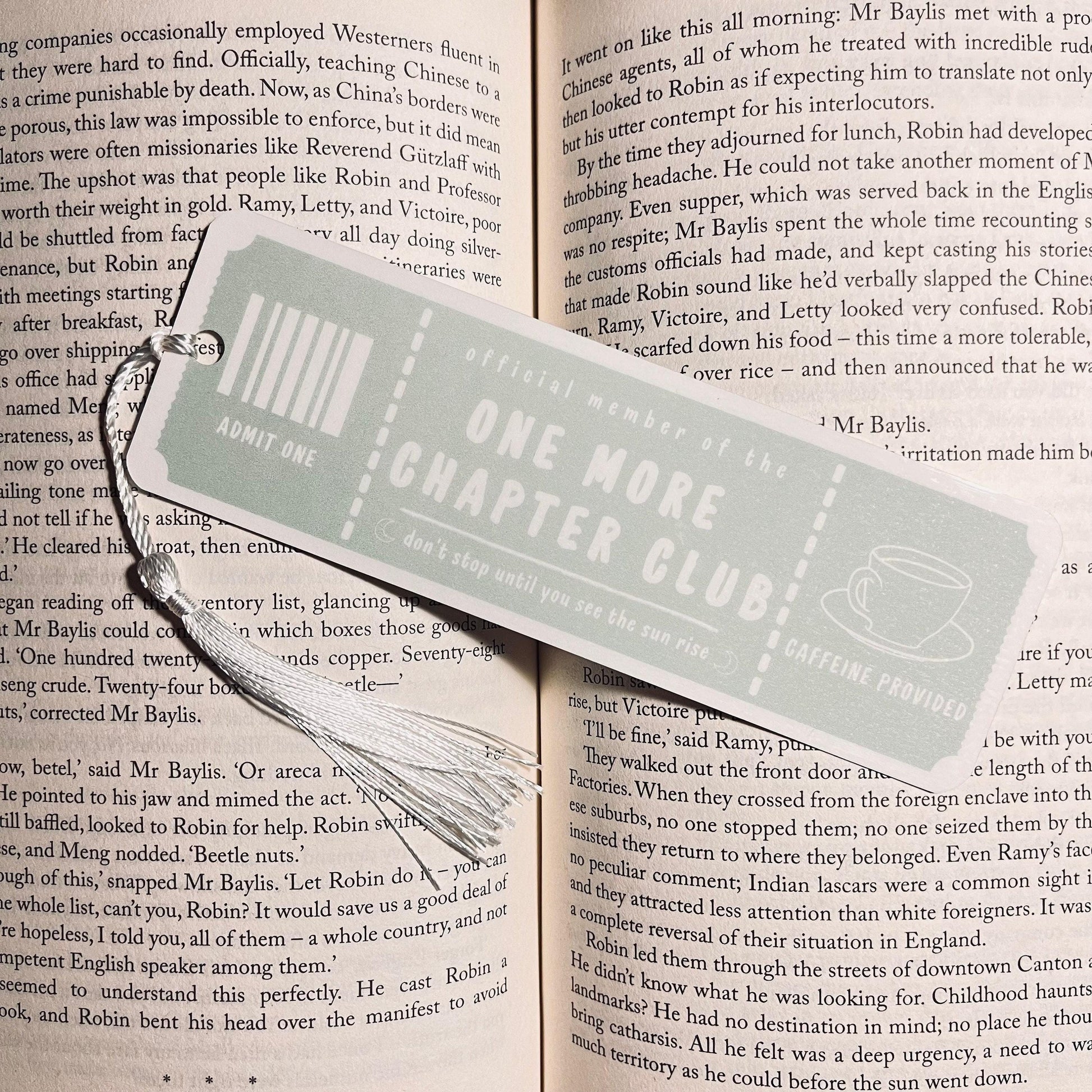 Book Lover Gift Bookmark, Laminated Cardstock (With Tassel) bookmark by Magic & Meaning