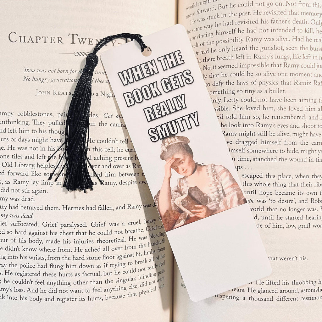 Funny Smut Bookmark: Sarcastic Reading Humor bookmark by Magic & Meaning