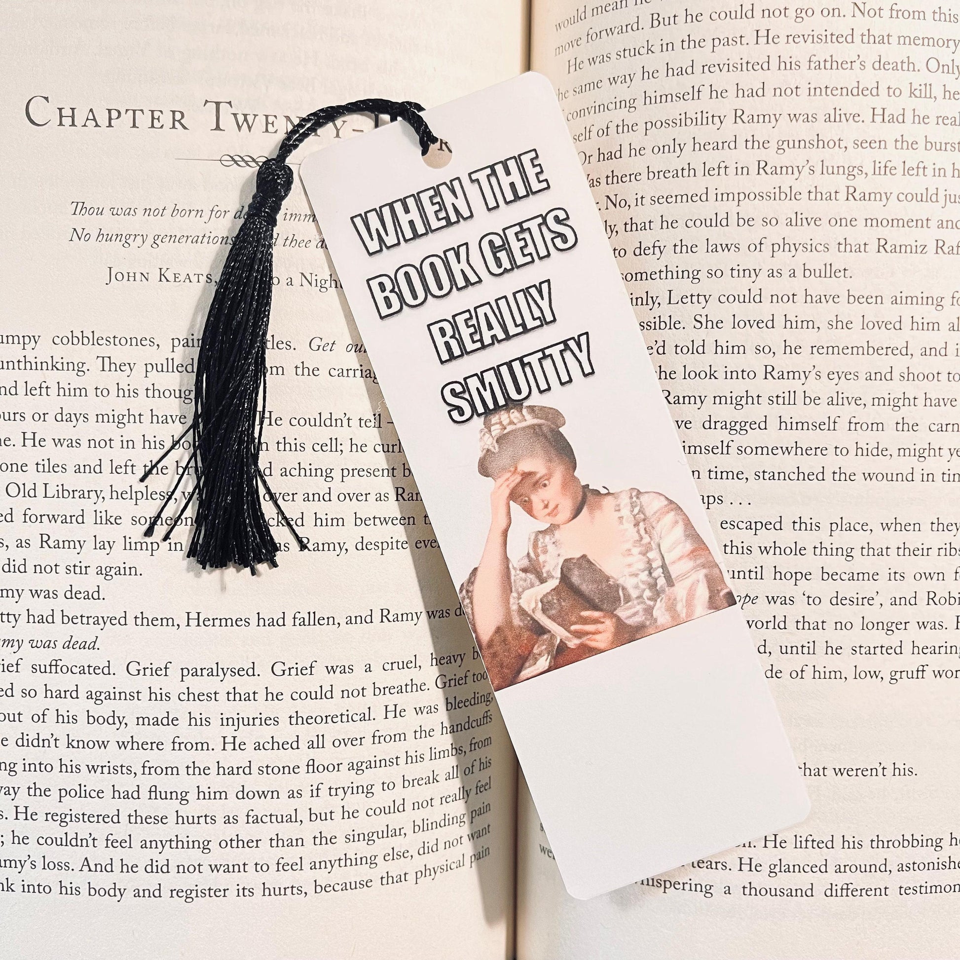 Funny Smut Bookmark: Sarcastic Reading Humor bookmark by Magic & Meaning