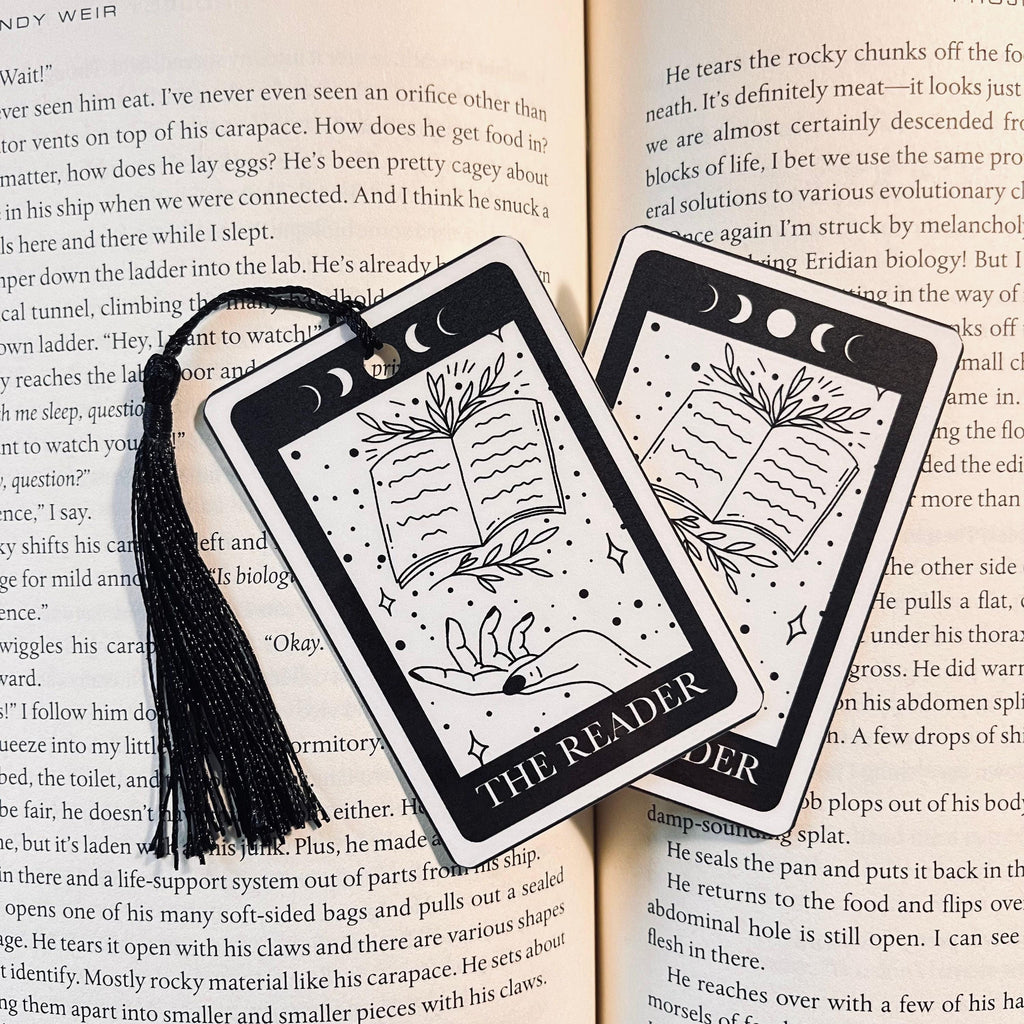 Tarot Card Bookmark: Gothic Reading Accessory (Handmade) bookmark by Magic & Meaning