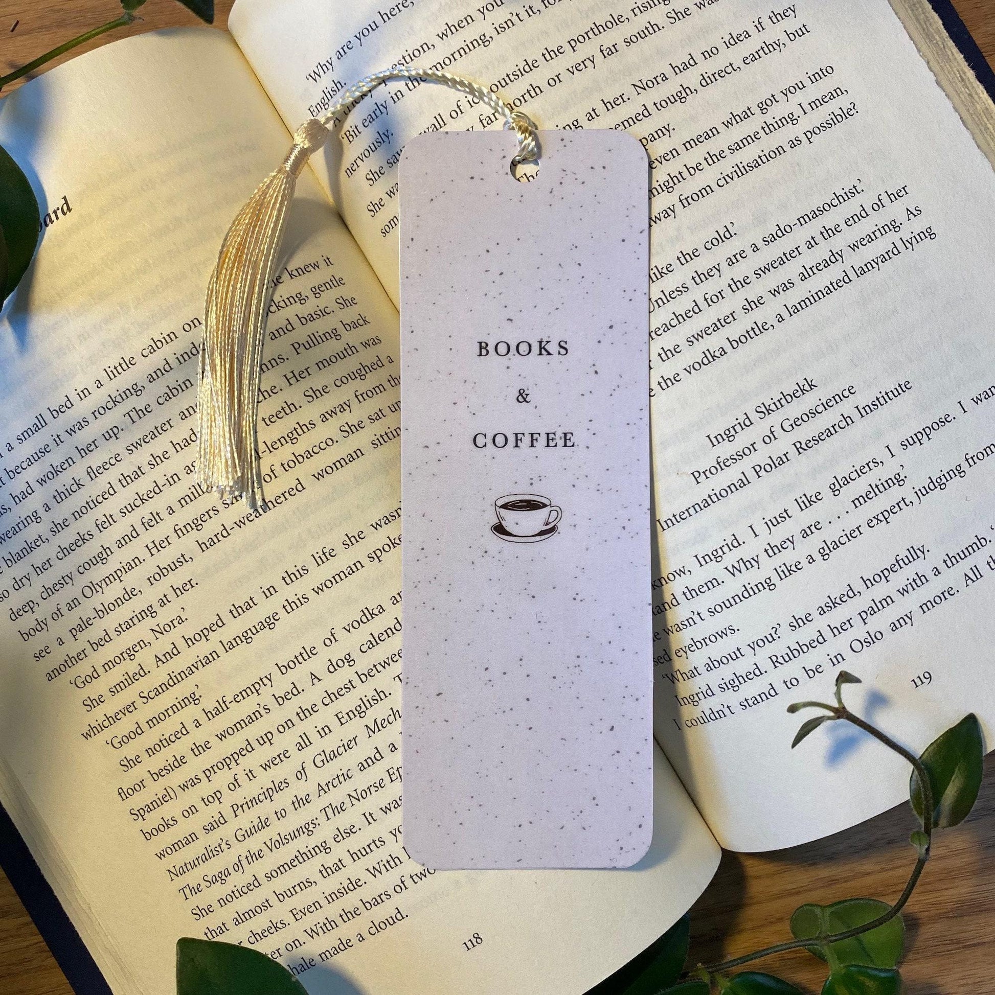 Book Lover Gift Bookmark: Handmade Laminated Cardstock - Funny Literary Design bookmark by Magic & Meaning