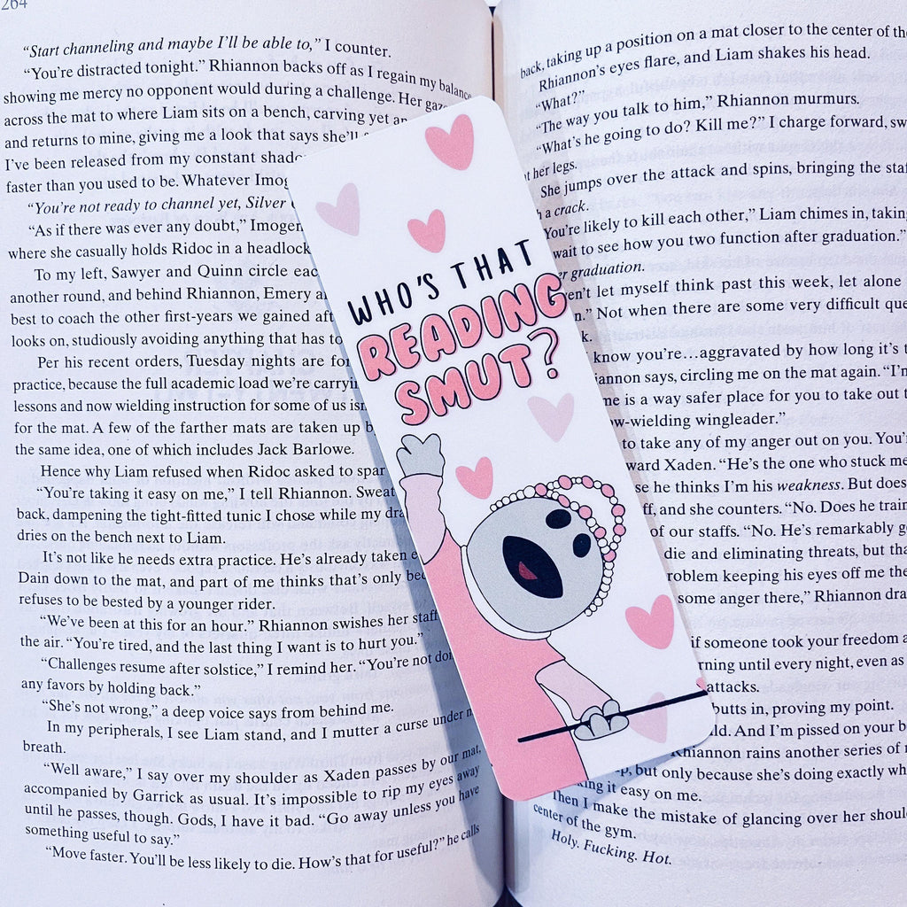 Funny Smut Bookmark: Book Lover Gift with Sarcastic Quotes (Cute) bookmark by Magic & Meaning