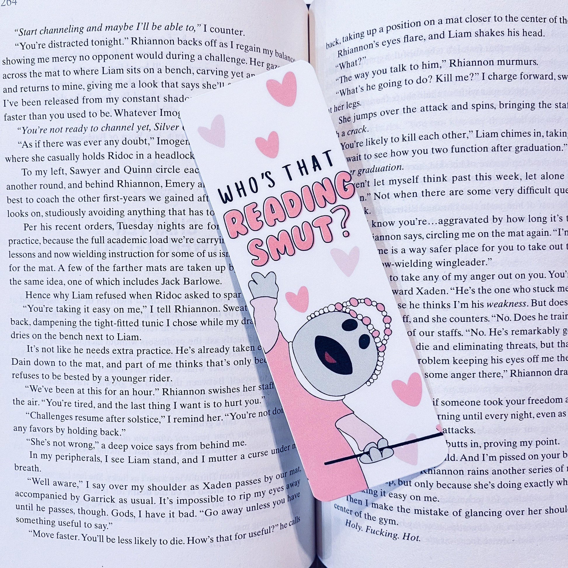Funny Smut Bookmark: Book Lover Gift with Sarcastic Quotes (Cute) bookmark by Magic & Meaning