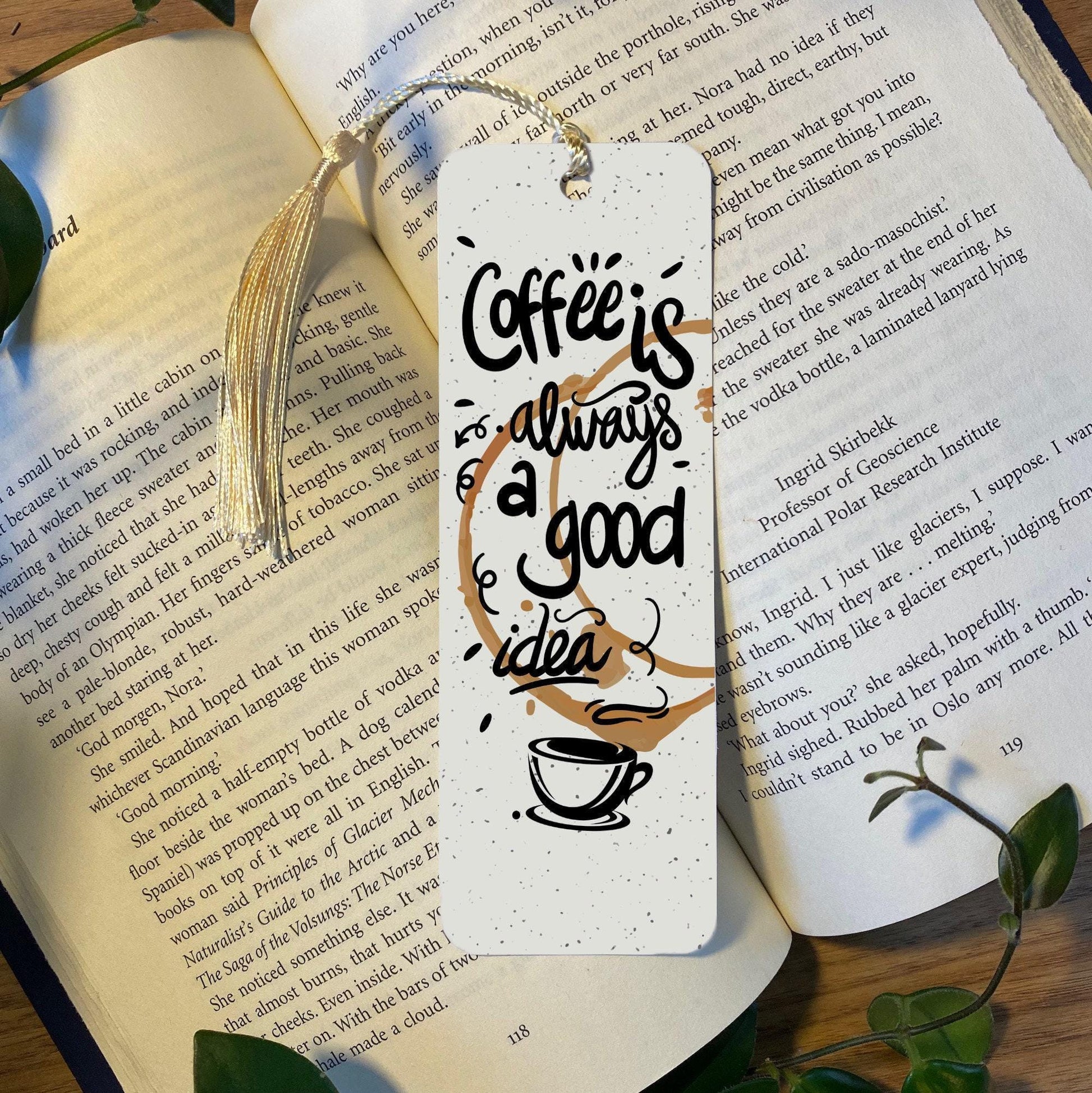 Book Lover Bookmark: Sarcastic Quote - Durable Cardstock bookmark by Magic & Meaning