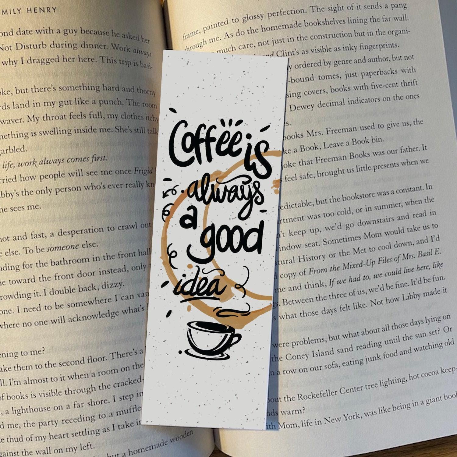 Book Lover Bookmark: Sarcastic Quote - Durable Cardstock bookmark by Magic & Meaning