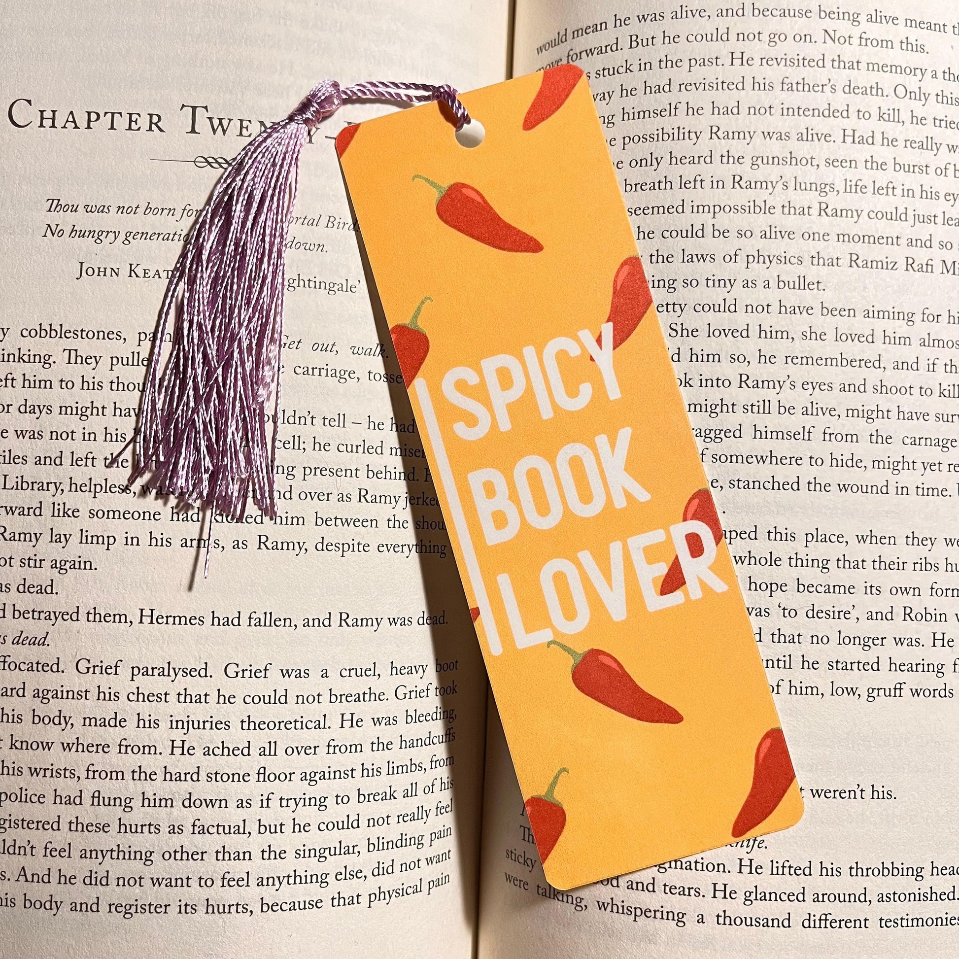 Funny Literary Bookmark, Sarcastic Quote, Handmade bookmark by Magic & Meaning