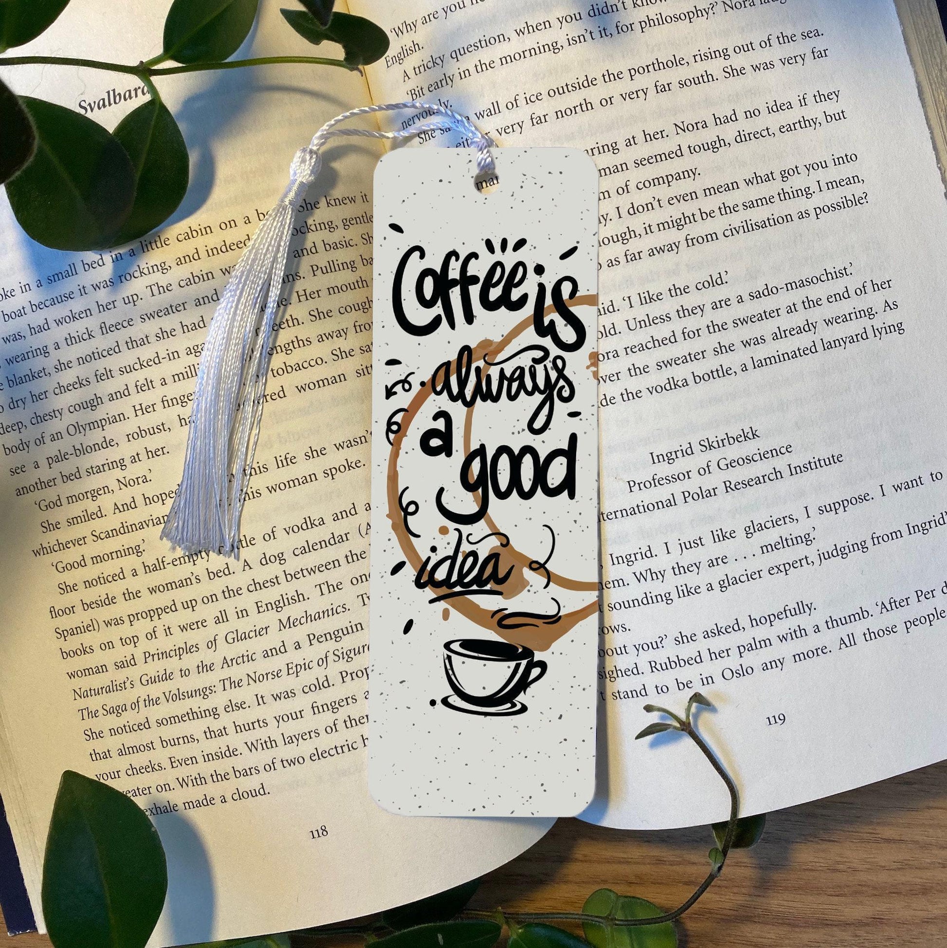 Book Lover Bookmark: Sarcastic Quote - Durable Cardstock bookmark by Magic & Meaning