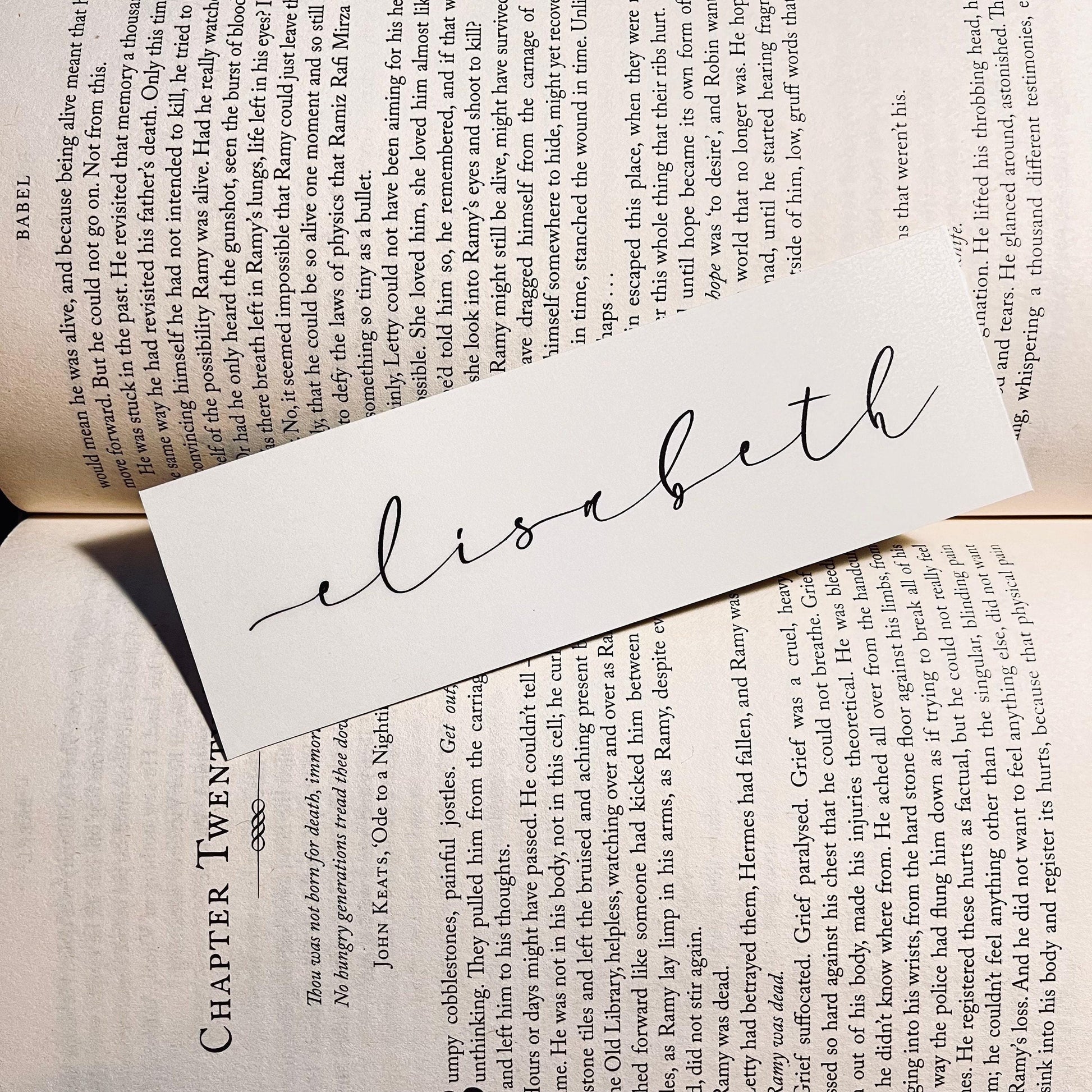 Personalized Bookmark for Readers - Custom Name with Tassel bookmark by Magic & Meaning