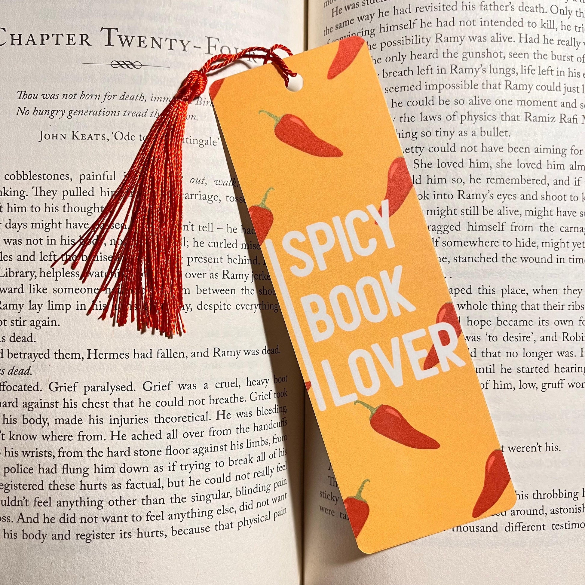 Funny Literary Bookmark, Sarcastic Quote, Handmade bookmark by Magic & Meaning