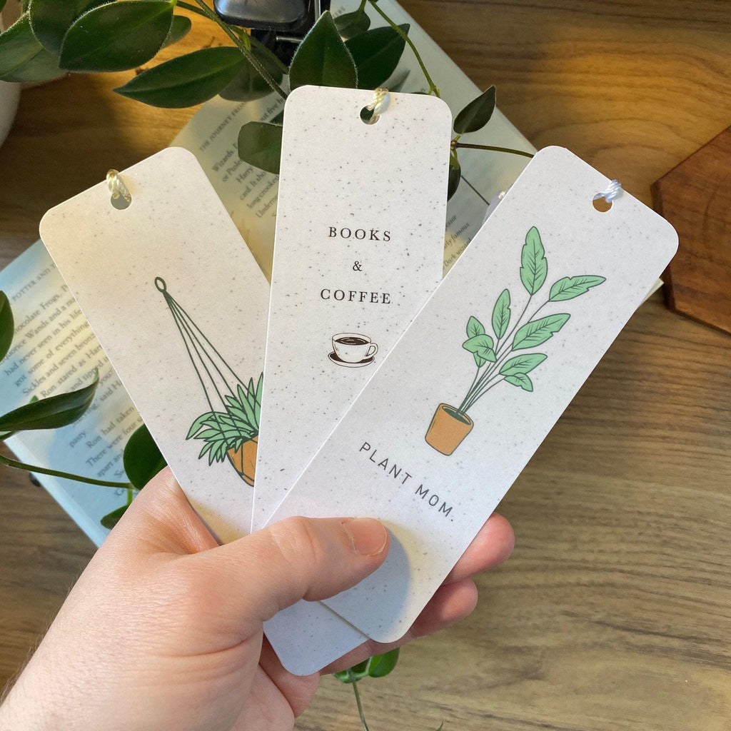 Book Lover Gift Bookmark: Handmade Laminated Cardstock - Funny Literary Design bookmark by Magic & Meaning