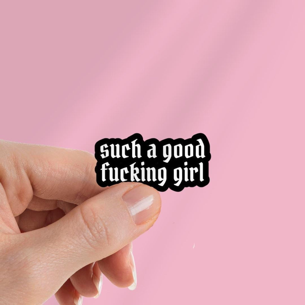 Such A Good Girl Kindle Sticker: Book Lover Laptop Decal sticker by Magic & Meaning