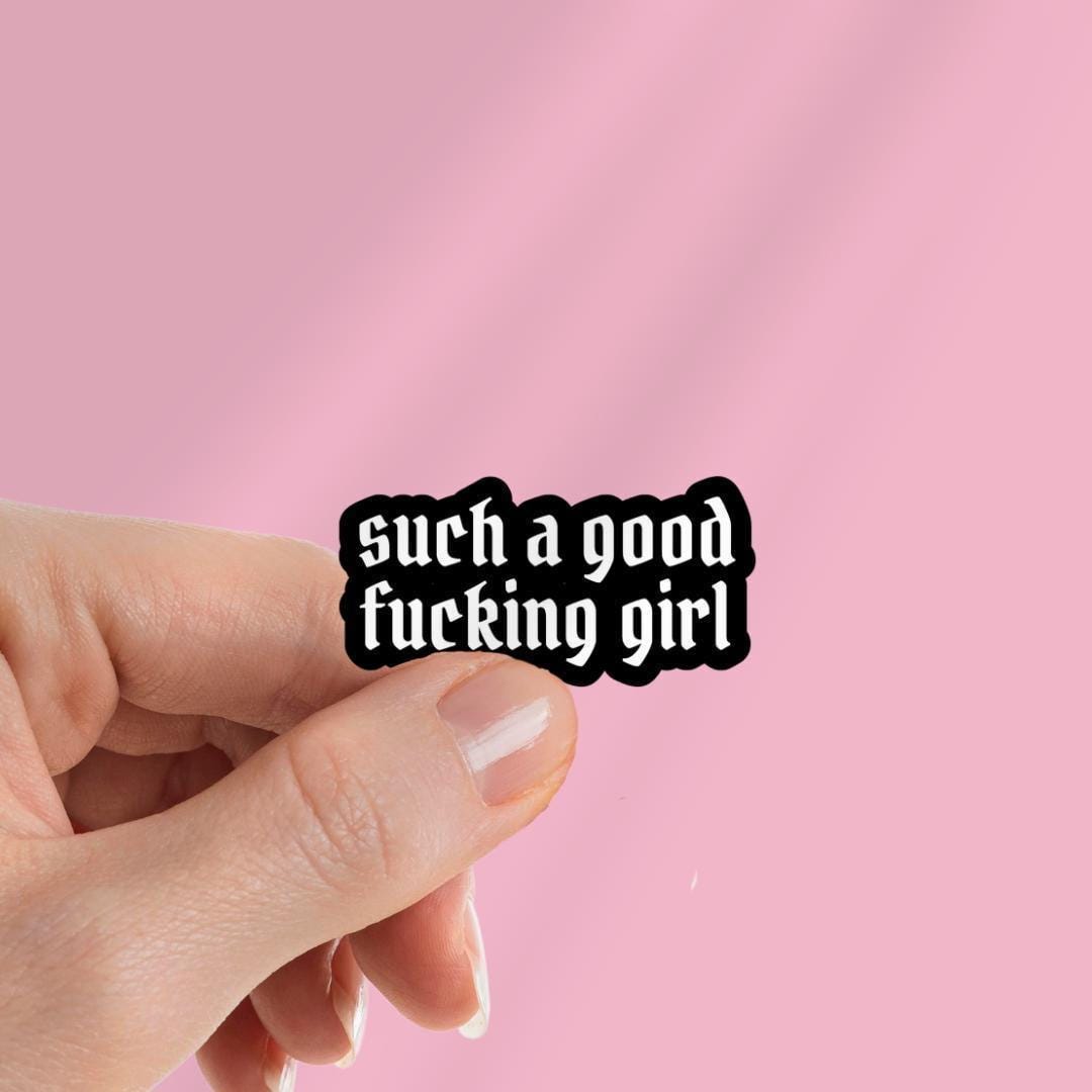 Such A Good Girl Kindle Sticker: Book Lover Laptop Decal sticker by Magic & Meaning