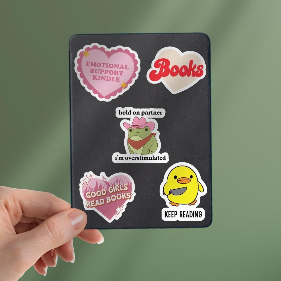Funny Overstimulated Meme Sticker: Anti-Social Reader Gift sticker by Magic & Meaning