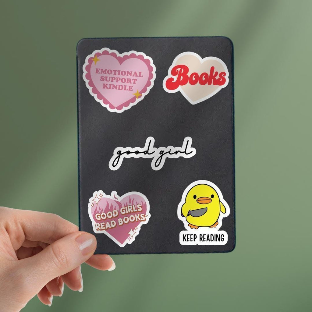 Good Girl Smut Kindle Sticker: Book Lover Laptop Decal sticker by Magic & Meaning