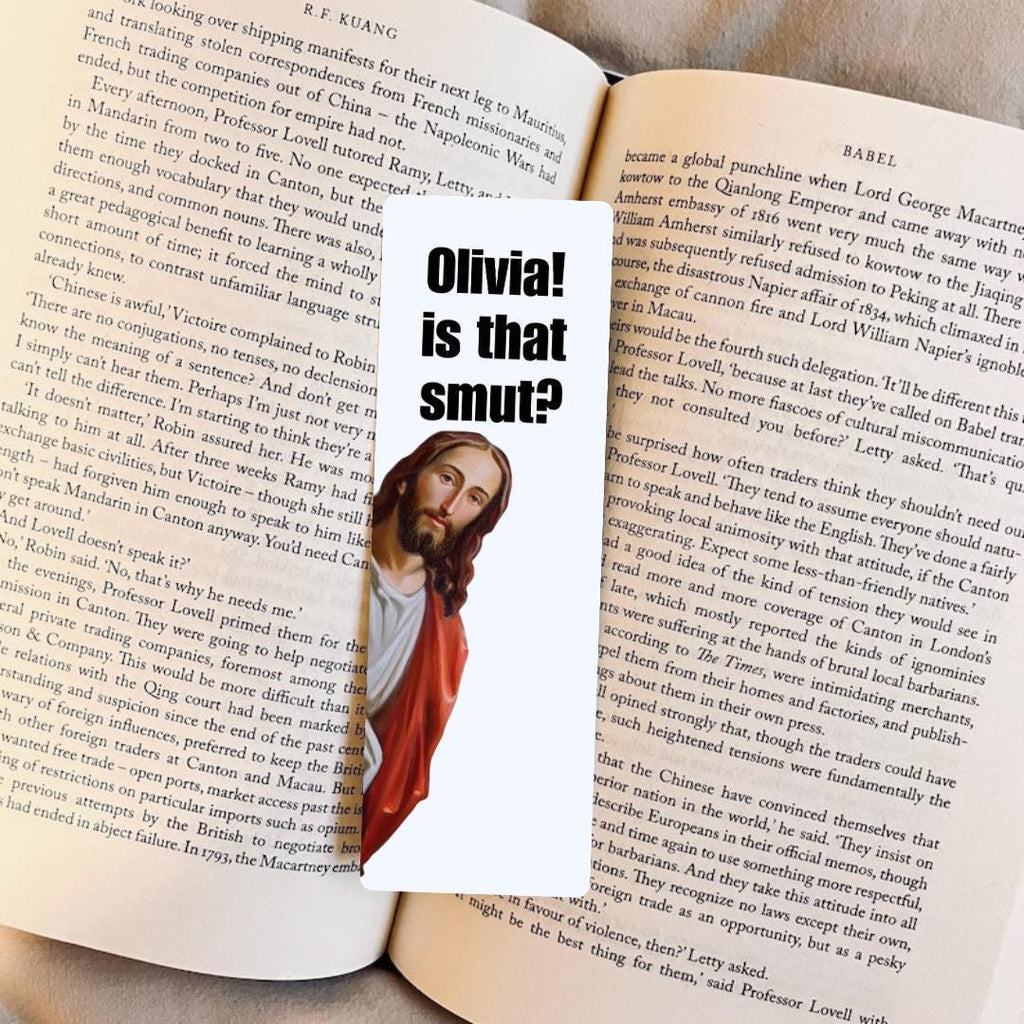 Smut Reader Bookmark: Personalized, Funny Book Lover Gift (Custom Tassel) bookmark by Magic & Meaning