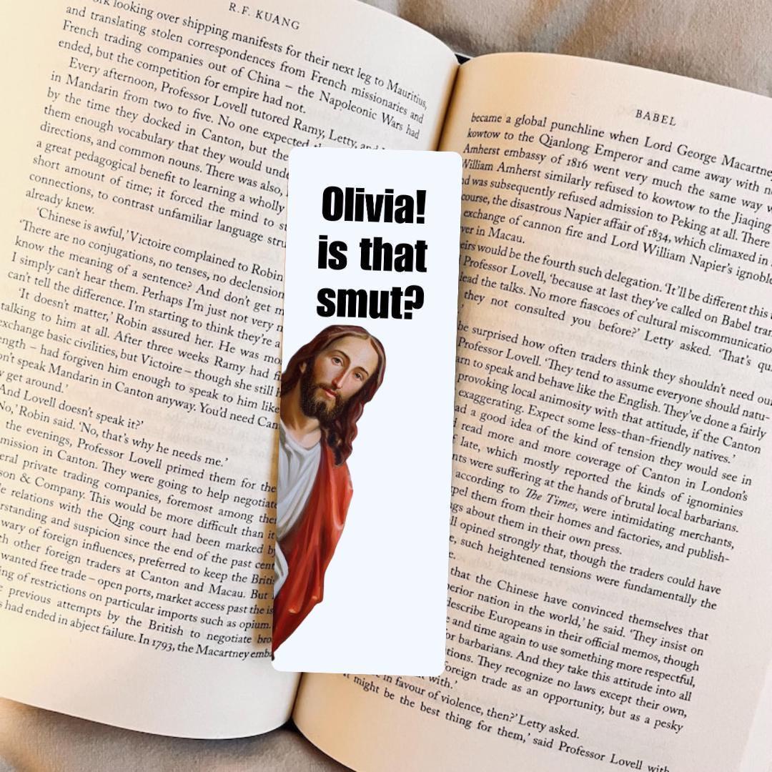 Smut Reader Bookmark: Personalized, Funny Book Lover Gift (Custom Tassel) bookmark by Magic & Meaning
