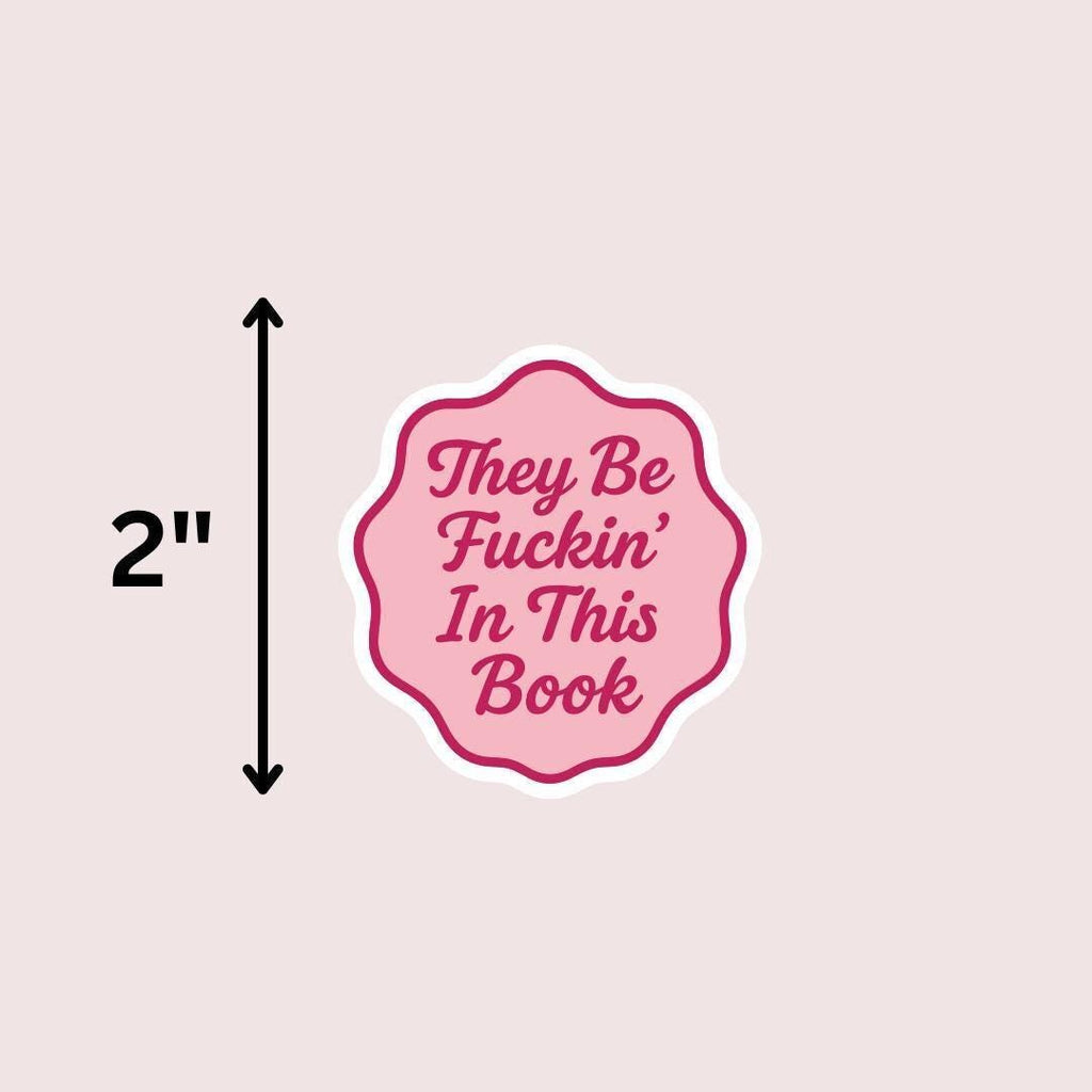 Spicy Smut Book Kindle Sticker: Book Lover Laptop Decal sticker by Magic & Meaning