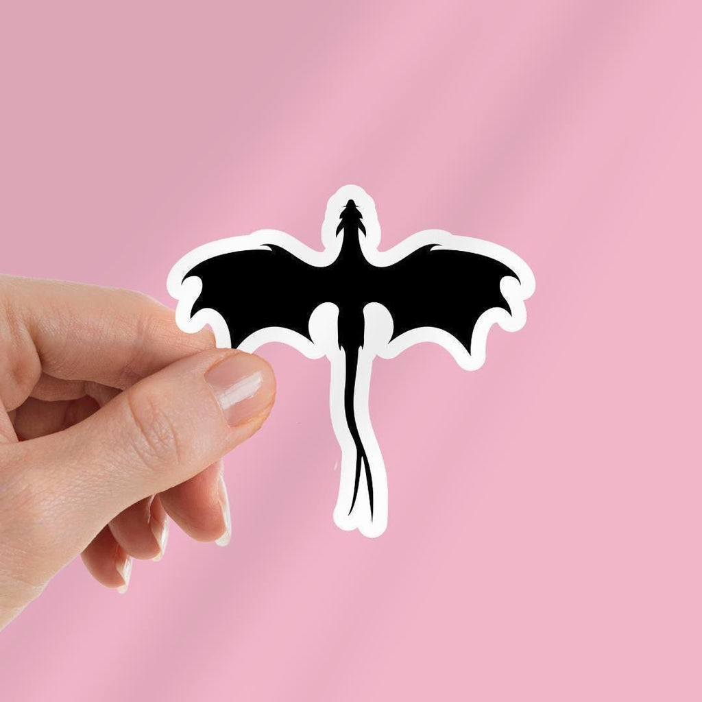 Dragon Kindle Sticker: Fantasy E-Reader Vinyl Decal sticker by Magic & Meaning