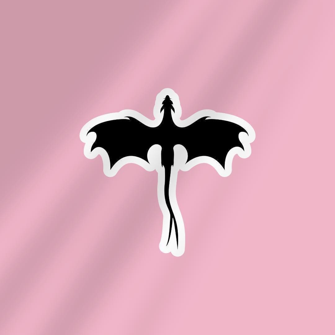 Dragon Kindle Sticker: Fantasy E-Reader Vinyl Decal sticker by Magic & Meaning