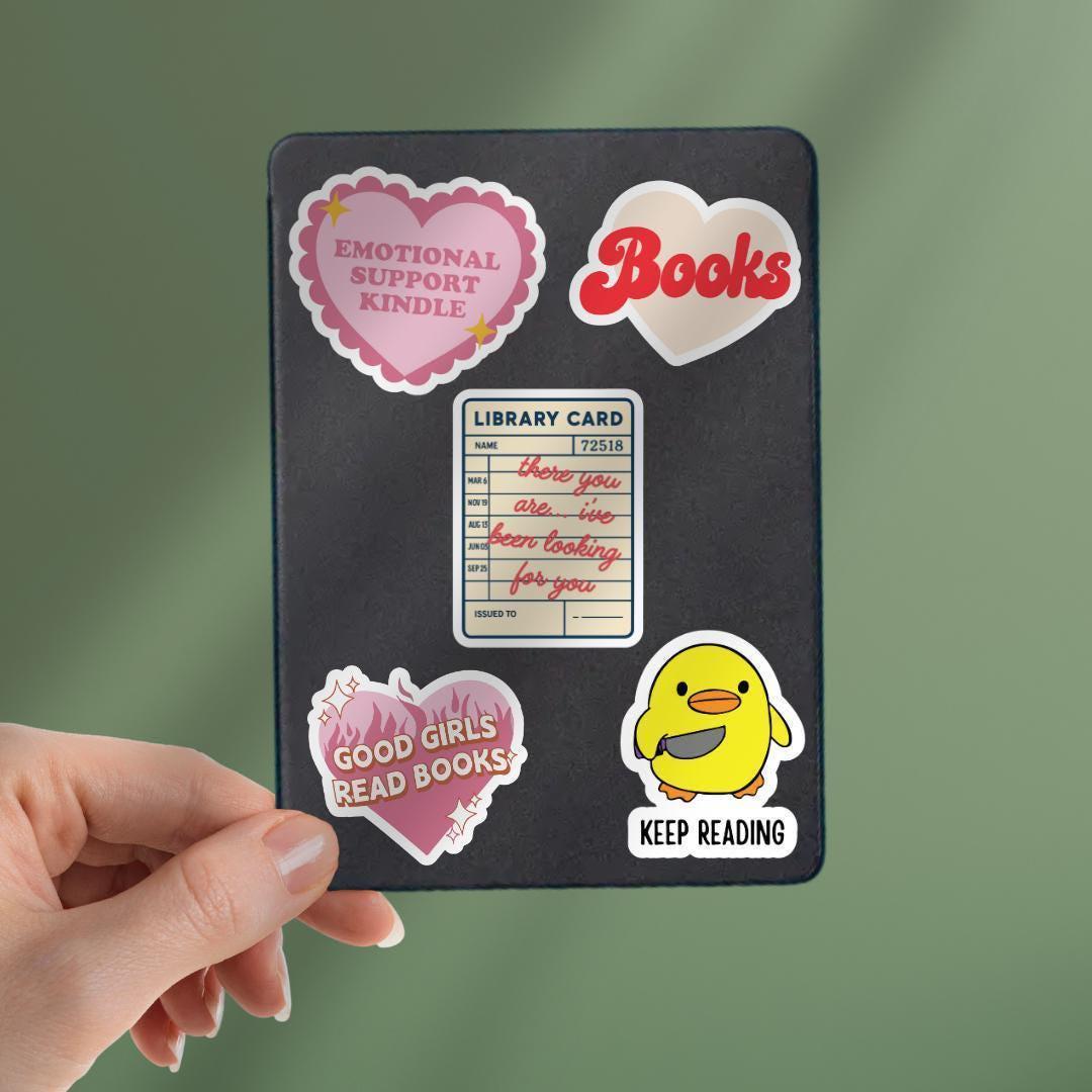 ACOTAR Kindle Sticker: Book Lover Gift, Weatherproof Vinyl sticker by Magic & Meaning