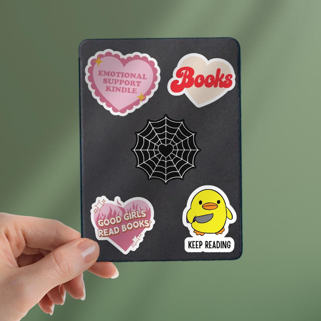 Goth Spiderweb Kindle Sticker: Halloween Sticker sticker by Magic & Meaning