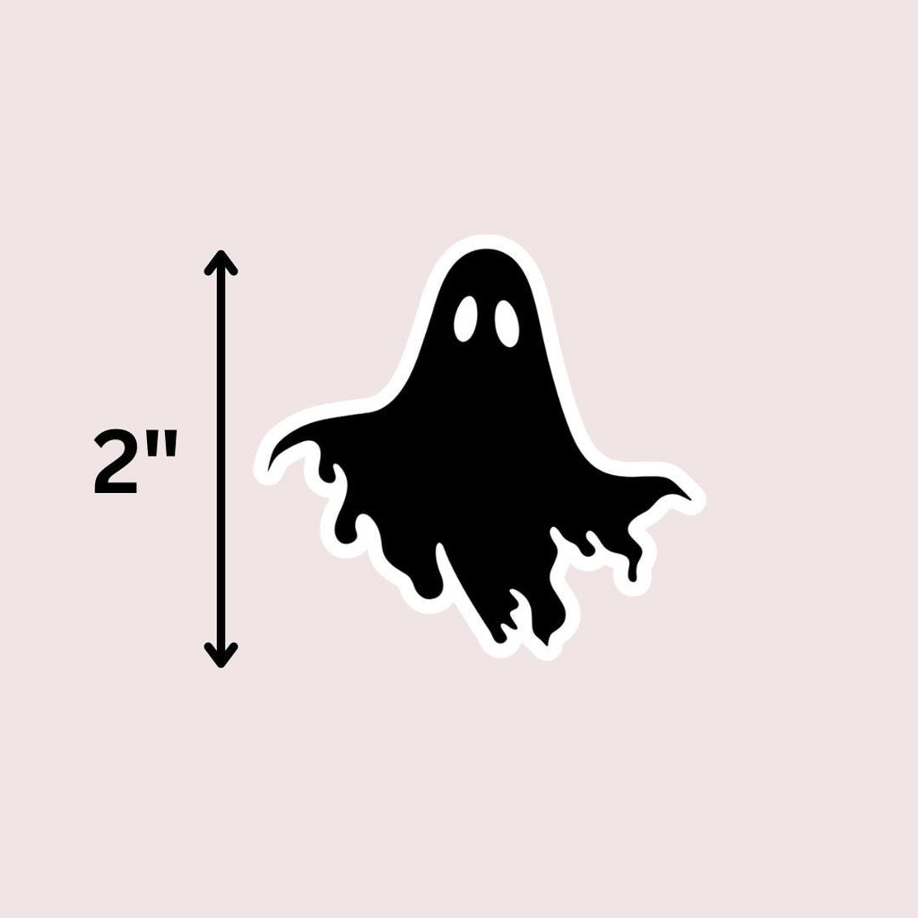 Goth Ghost Kindle Sticker: Halloween Sticker sticker by Magic & Meaning