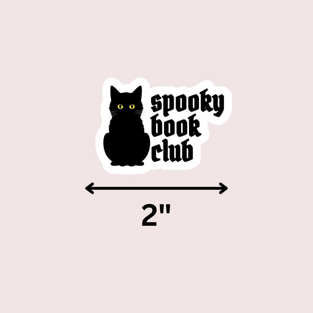 Spooky Book Club Kindle Sticker: Halloween Bookish Sticker sticker by Magic & Meaning