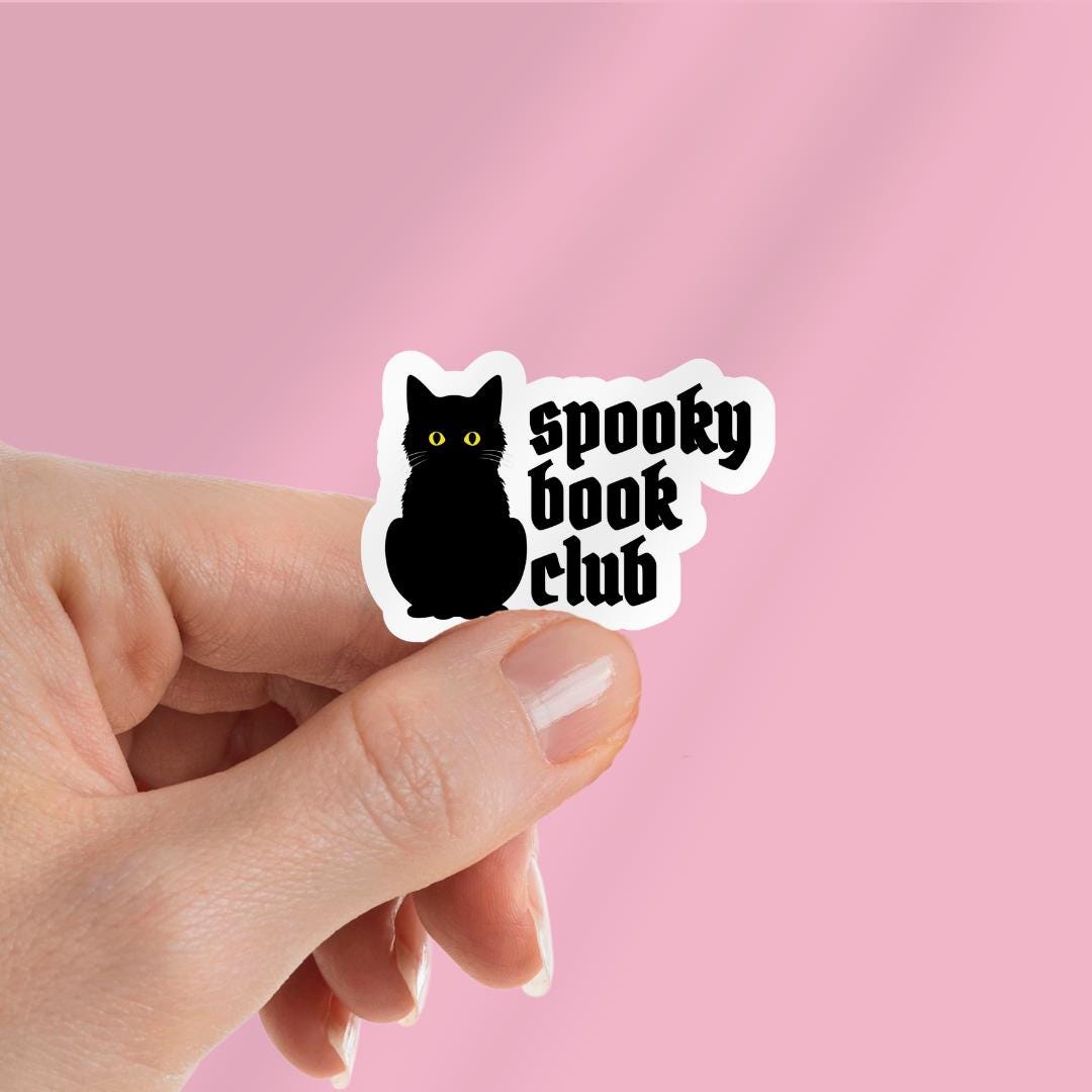 Spooky Book Club Kindle Sticker: Halloween Bookish Sticker sticker by Magic & Meaning