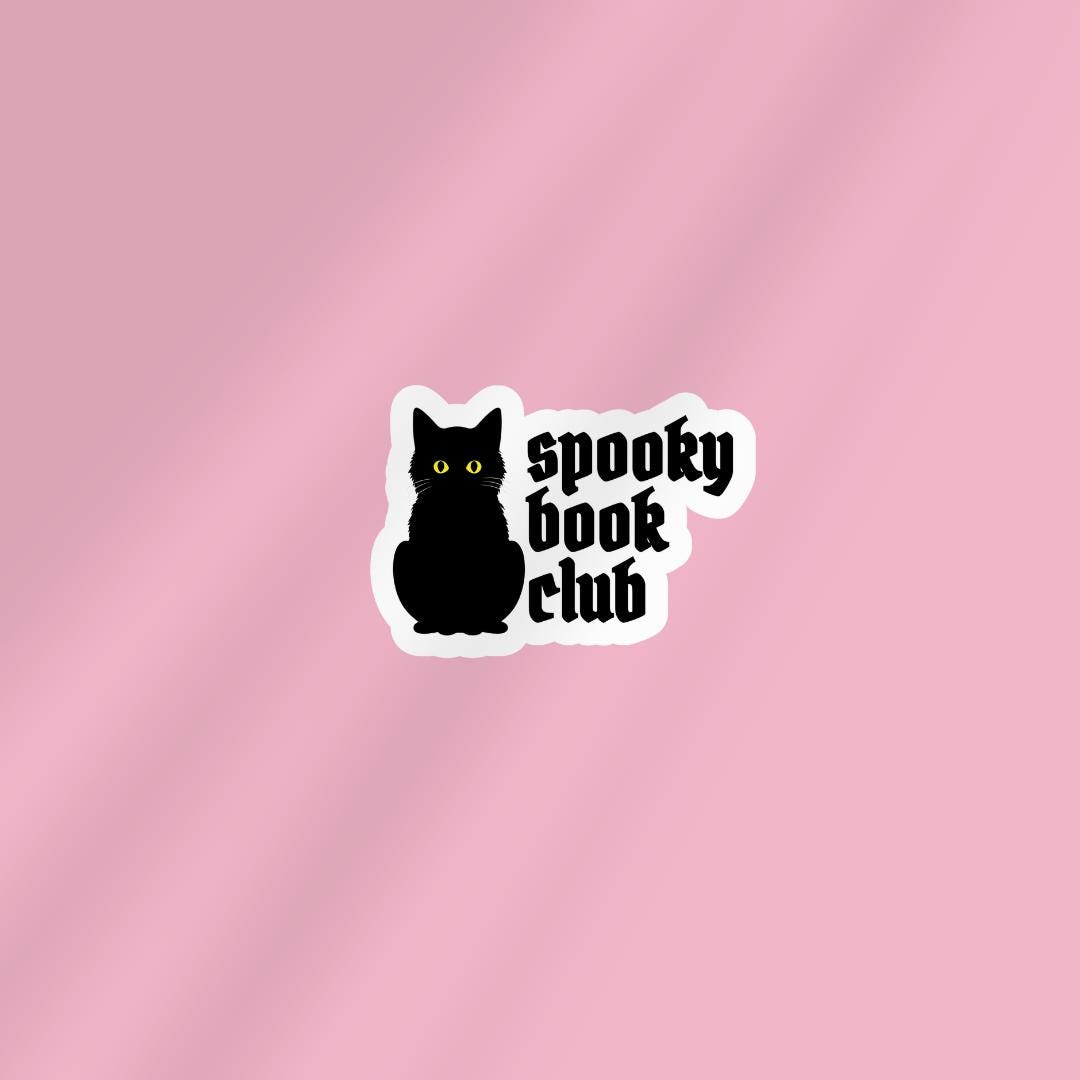 Spooky Book Club Kindle Sticker: Halloween Bookish Sticker sticker by Magic & Meaning