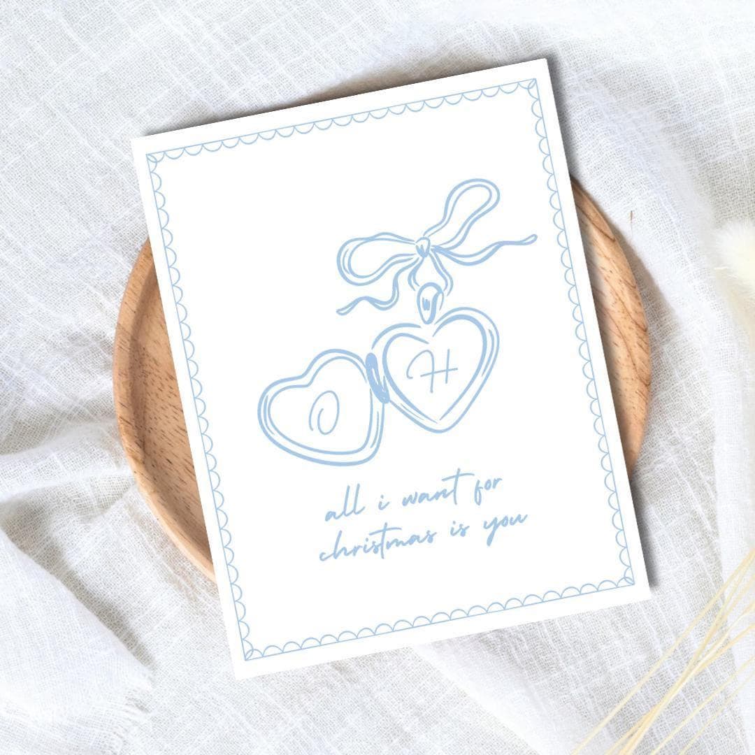 Personalized Christmas Card for Spouse - rude and funny Christmas card by Northern Wind Creative