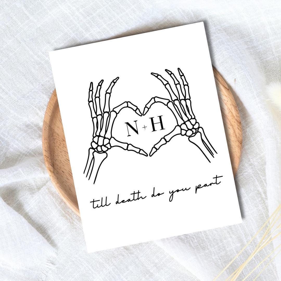 Personalized Wedding Card - rude and funny wedding card by Northern Wind Creative