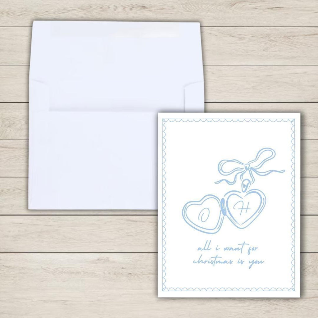Personalized Christmas Card for Spouse - rude and funny Christmas card by Northern Wind Creative