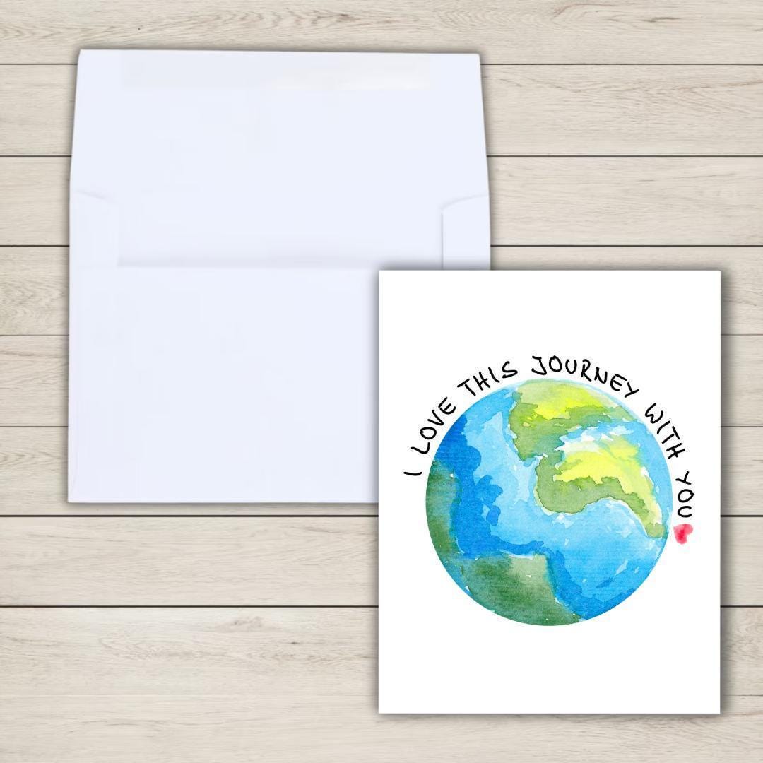 Adventure Love Card - rude and funny Valentine’s Day card by Northern Wind Creative