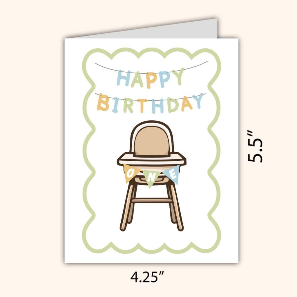 First Birthday Card for Boy - rude and funny birthday card by Northern Wind Creative