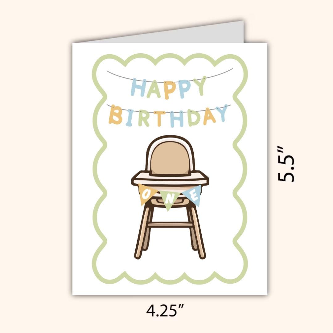 First Birthday Card for Boy - rude and funny birthday card by Northern Wind Creative