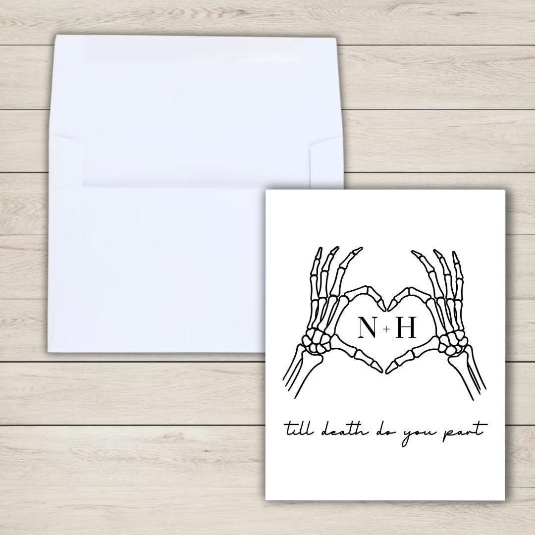 Personalized Wedding Card - rude and funny wedding card by Northern Wind Creative