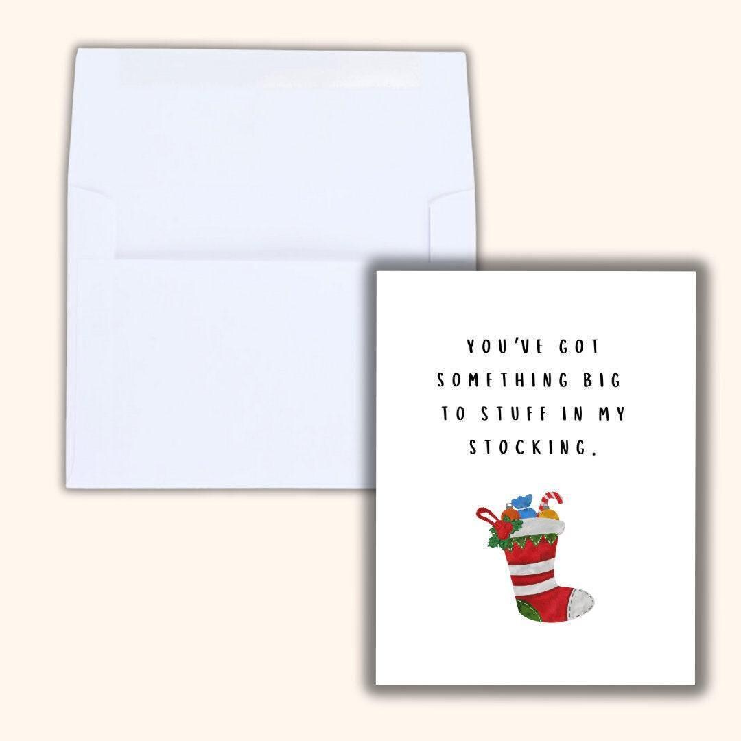 Funny Christmas Card - rude and funny Christmas card by Northern Wind Creative