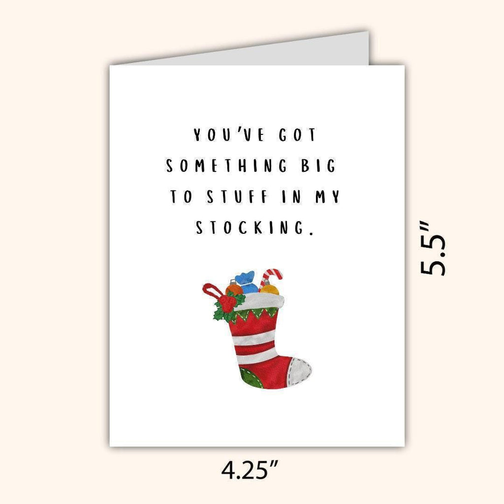 Funny Christmas Card - rude and funny Christmas card by Northern Wind Creative