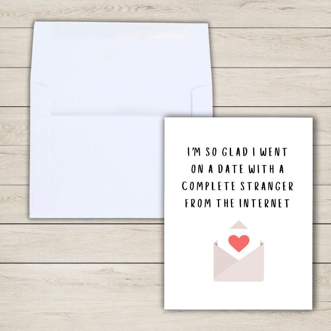 Funny Online Dating Valentine's Day Card - rude and funny Valentine’s Day card by Northern Wind Creative