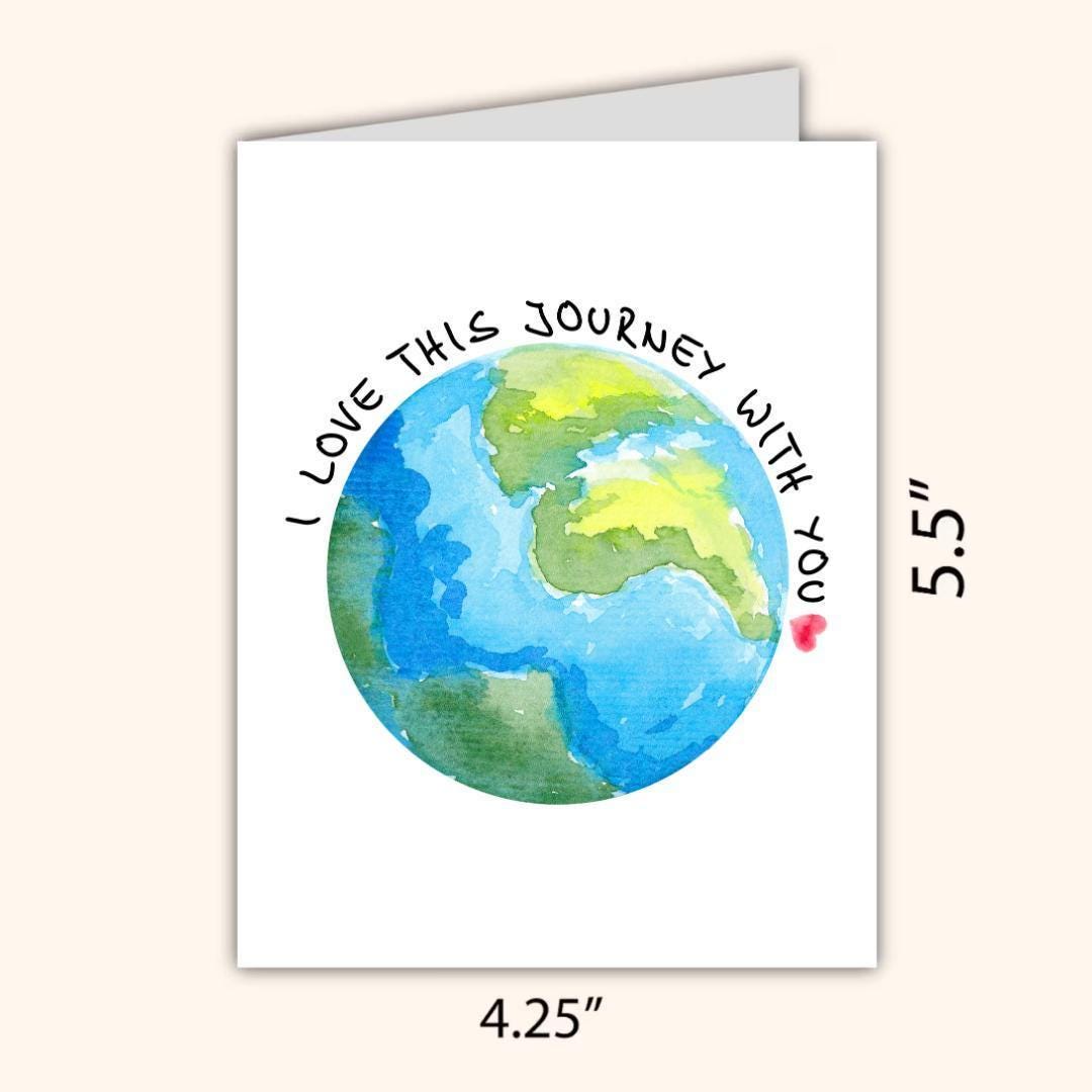 Adventure Love Card - rude and funny Valentine’s Day card by Northern Wind Creative