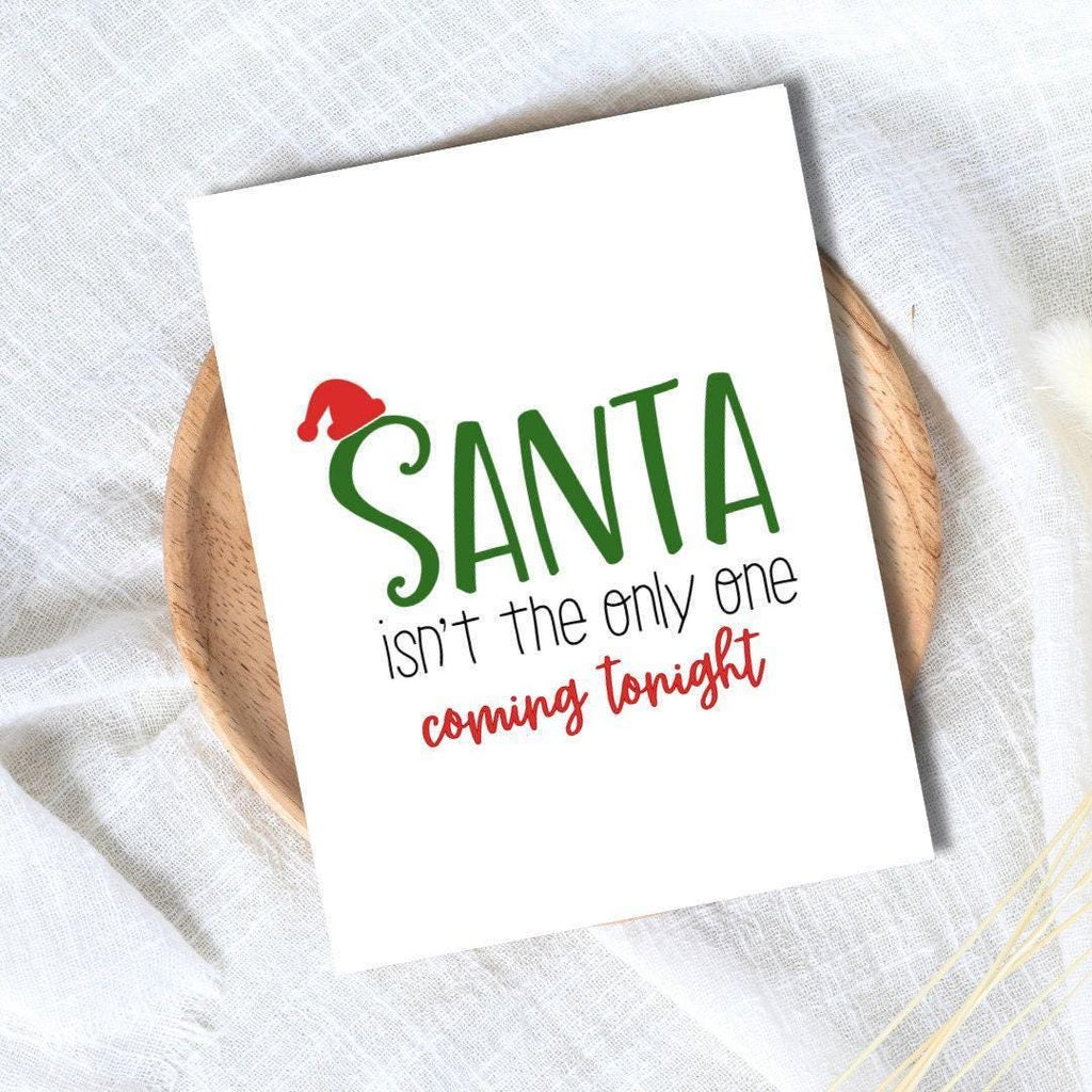 Funny Christmas Card for Husband - rude and funny Christmas card by Northern Wind Creative