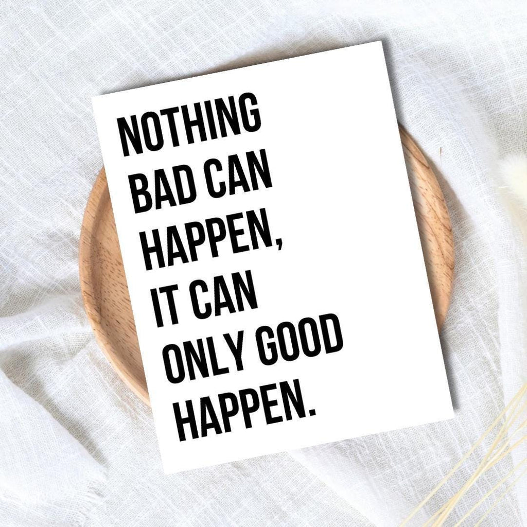 Funny Trump Congratulations Card: Nothing Bad Can Happen - rude and funny greeting card by Northern Wind Creative