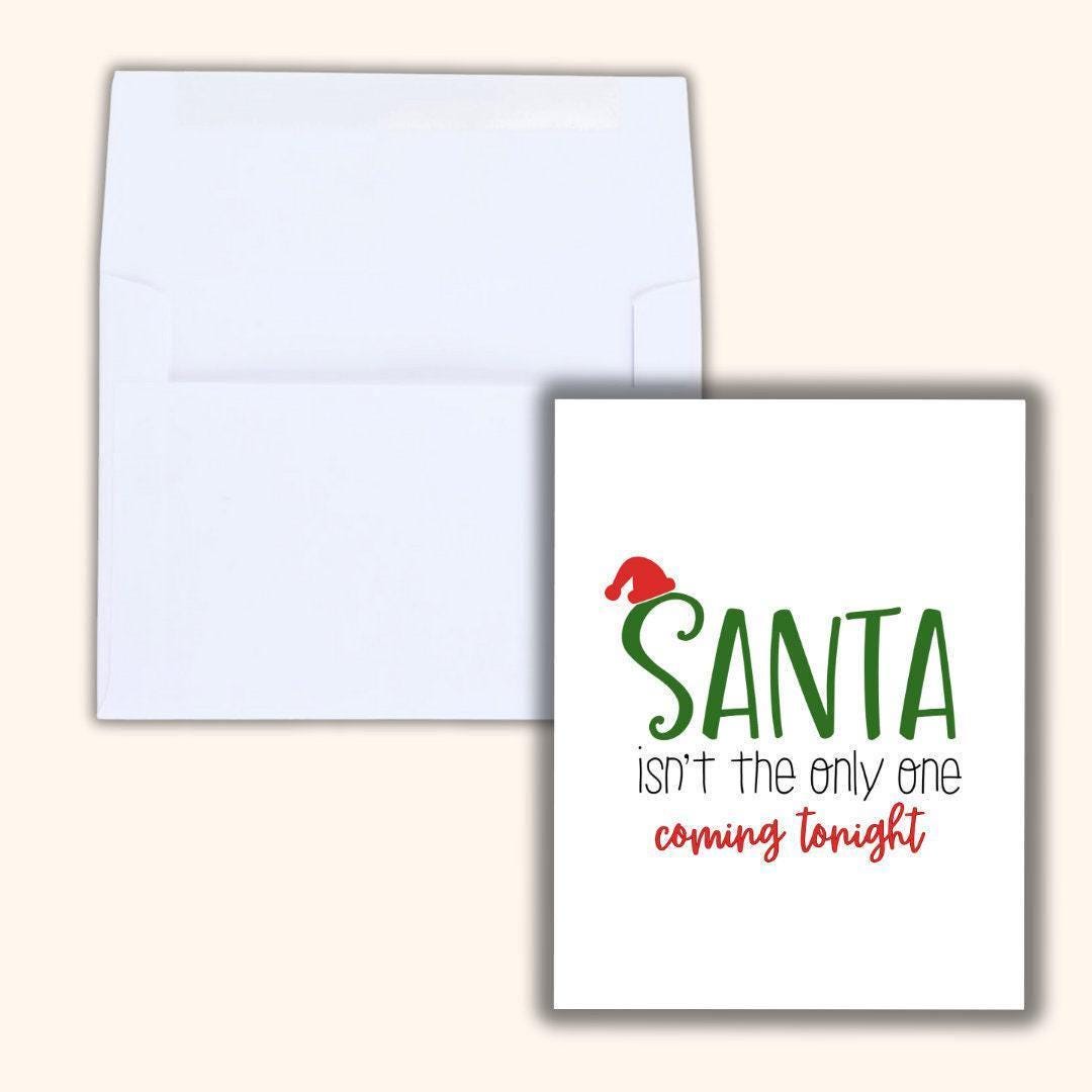 Funny Christmas Card for Husband - rude and funny Christmas card by Northern Wind Creative