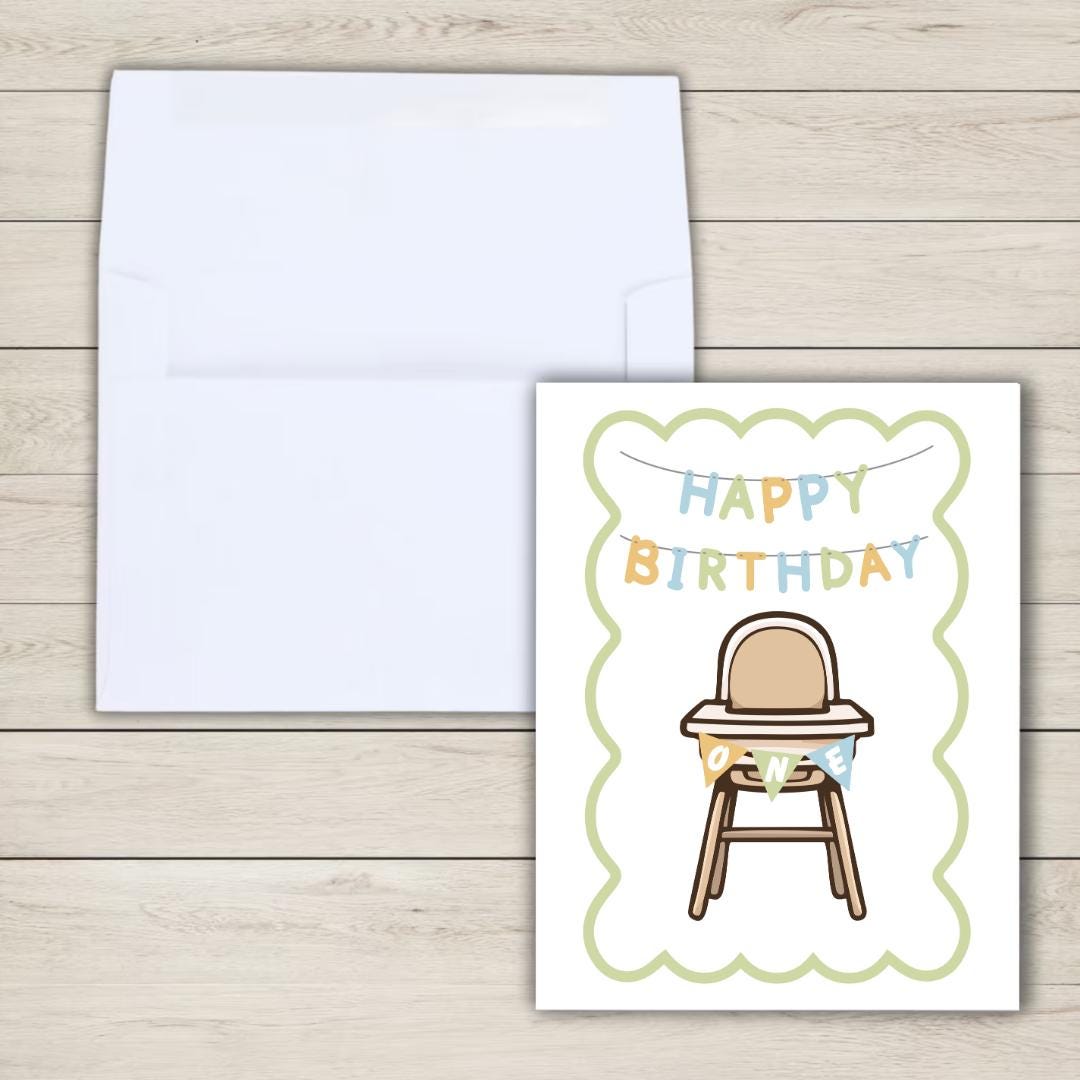First Birthday Card for Boy - rude and funny birthday card by Northern Wind Creative