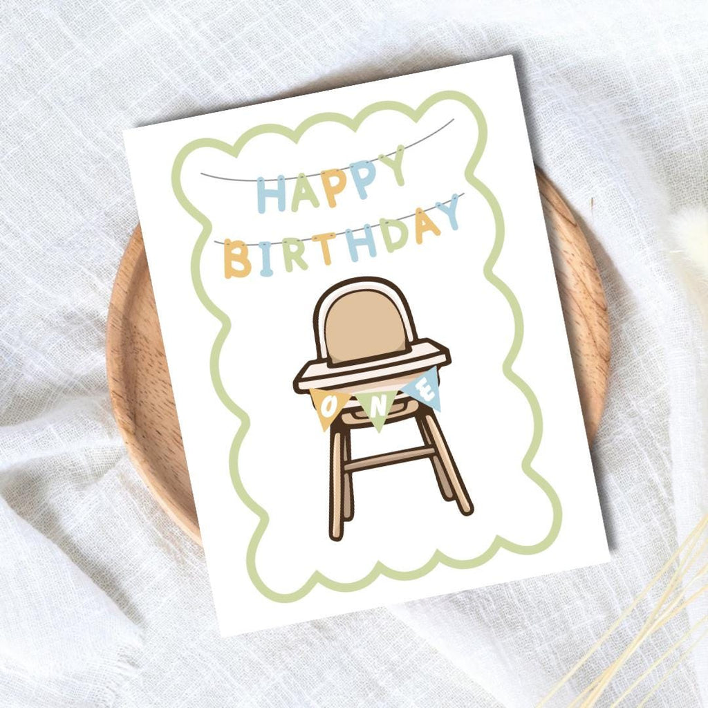 First Birthday Card for Boy - rude and funny birthday card by Northern Wind Creative