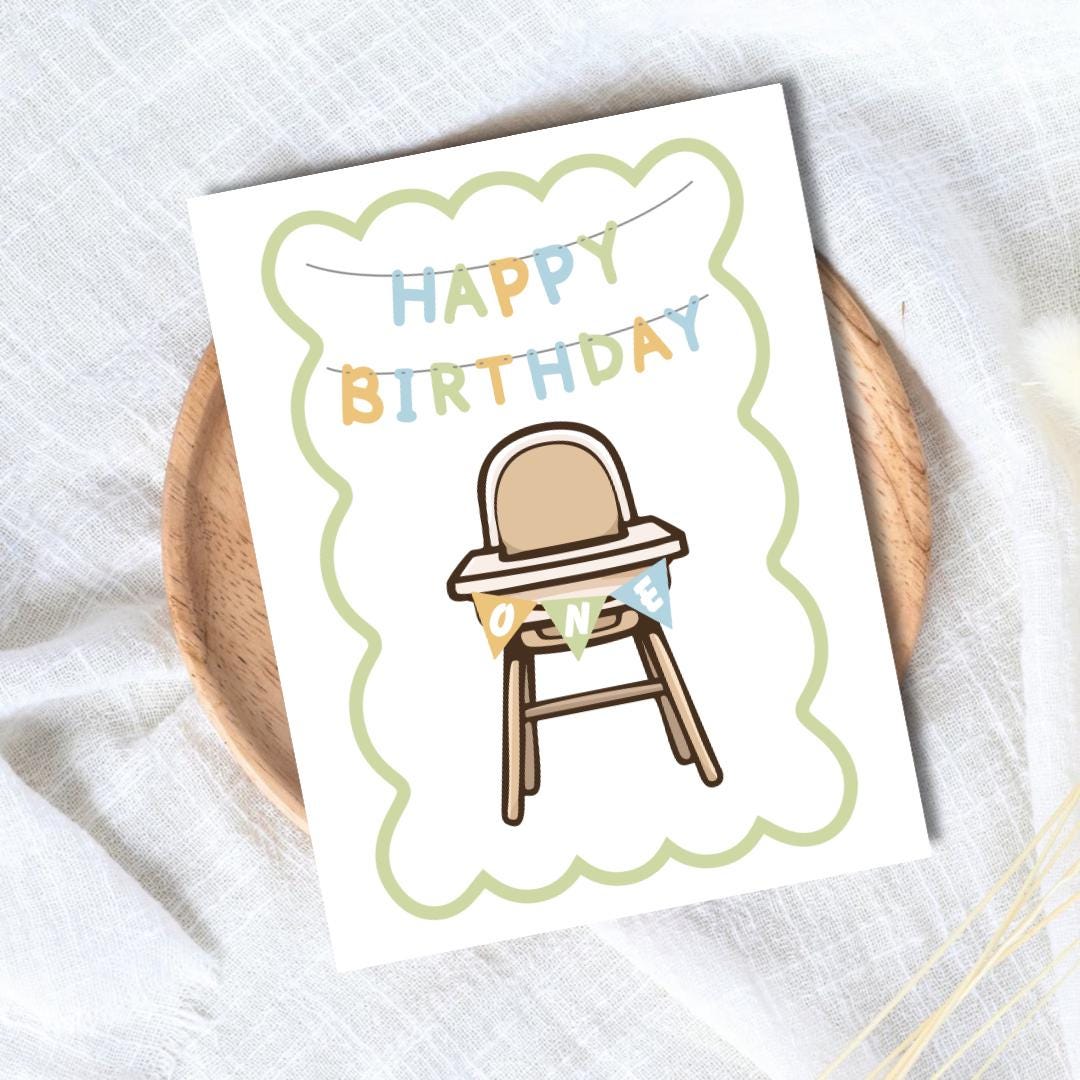 First Birthday Card for Boy - rude and funny birthday card by Northern Wind Creative