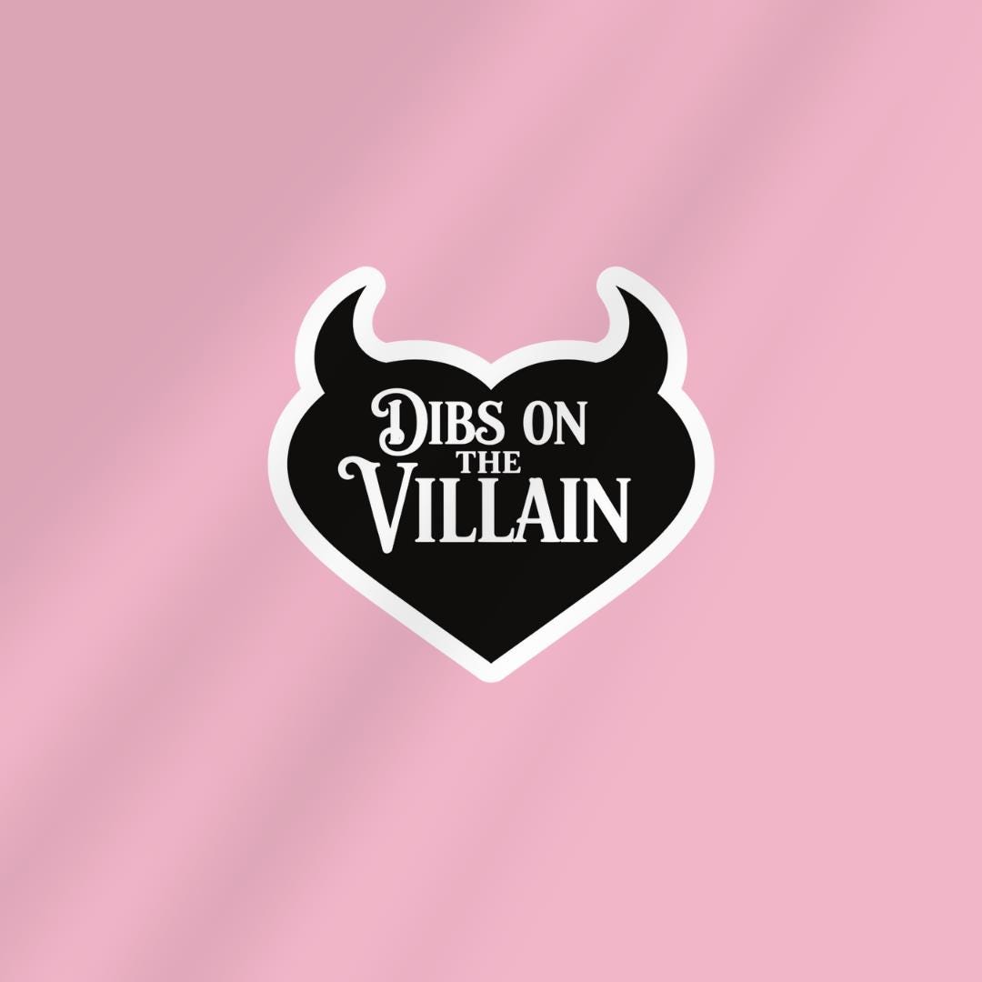 Spicy Smut Book Kindle Sticker: Dibs On The Villain sticker by Magic & Meaning
