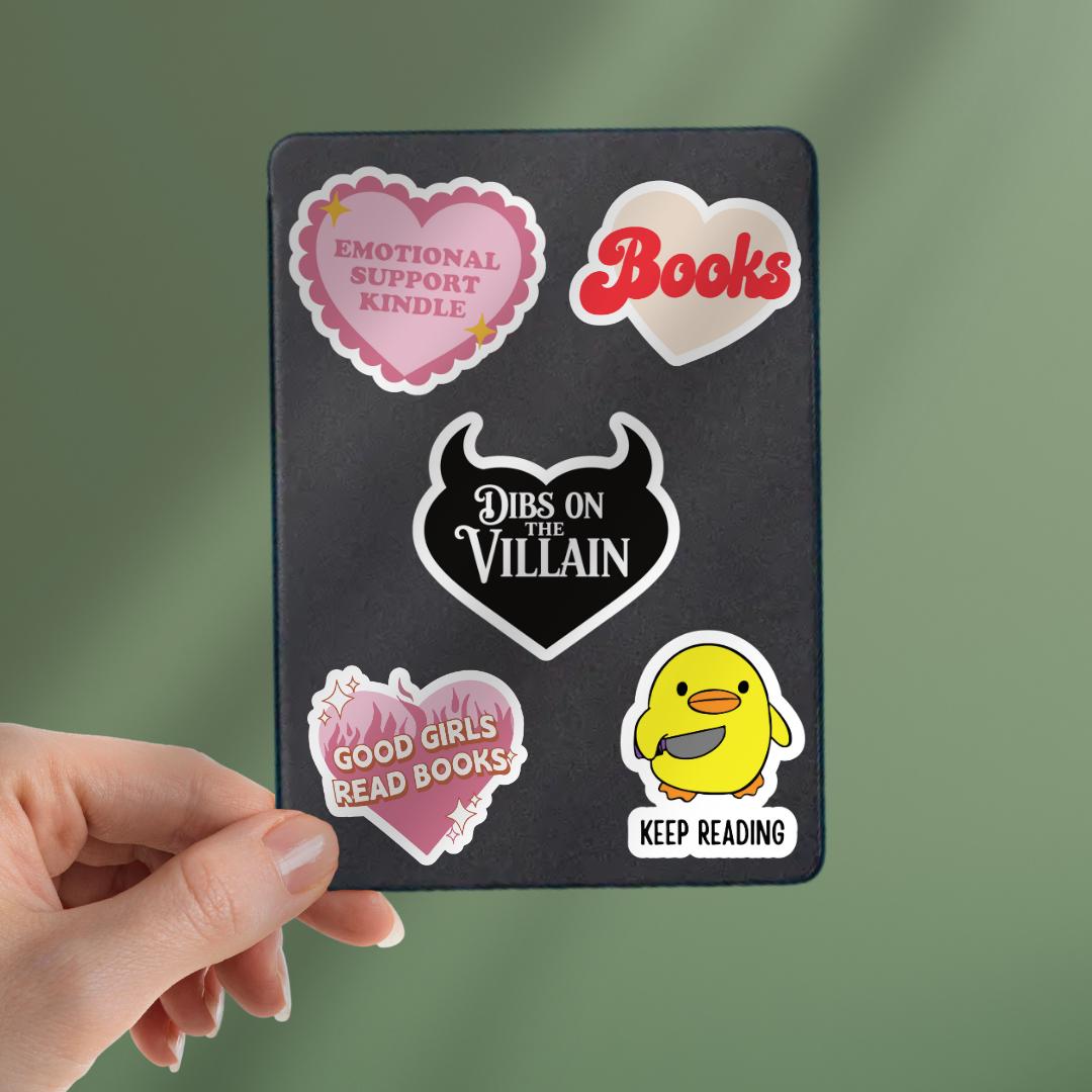 Spicy Smut Book Kindle Sticker: Dibs On The Villain sticker by Magic & Meaning