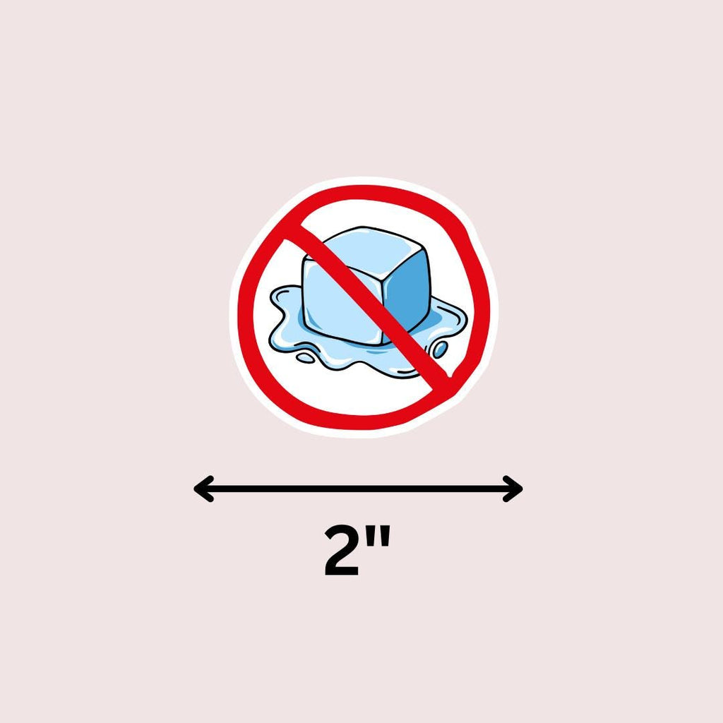 Anti ICE Vinyl Sticker, Melt ICE Protest sticker by Magic & Meaning